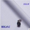 职业装工装条纹衬衣面料 精梭45支CVC 衬衫布 实力厂家HOGAN.C