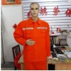 全棉橘红工作服高级加厚劳保服装耐磨耐高温户外安全防护专用工装