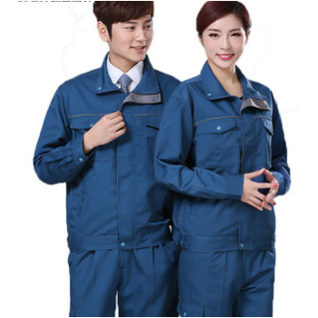 春季工作服长袖套装 设备安装员工装制服工厂车间劳保服装