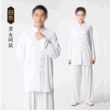 创和服饰私人订制太极服男中国风武术表演棉麻成年练拳功服装包邮图1