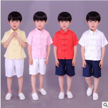 童装小学生校服古装六一儿童节演出服幼儿园园服夏中国风唐装汉服