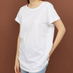 【梭织】 2019虎门淘工厂春季新款女装T恤 棉多色可定制小批量短袖