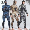 现货批发5mm迷彩潜水服狩猎服分体两件套加厚保暖潜水衣厂家直销