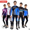 LEOBAIKY 2017新款品牌骑行服现货批发定制 长袖户外骑行服套装