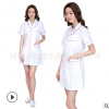 韩版短袖护士服女修身白大褂长袖医生服药店美容医护工作服定制