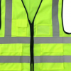 反光背心批发定制印字荧光绿安全防护工地高亮马甲多口袋反光衣
