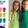 吉尔丹76000B儿童短袖定制 纯棉T恤印花印字文化衫定做幼儿园班服