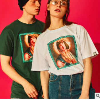 2019夏季新款原创潮牌个性简约图案 棉质圆领男士女士短袖T恤
