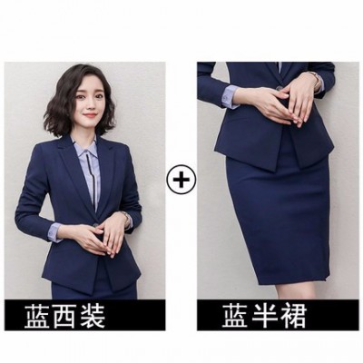 制服门 职业装女装套装时尚美容院工作服新款空姐制服秋季工装正装