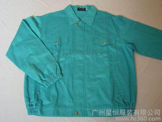 番禺大石电器公司订做厂服，工作服。