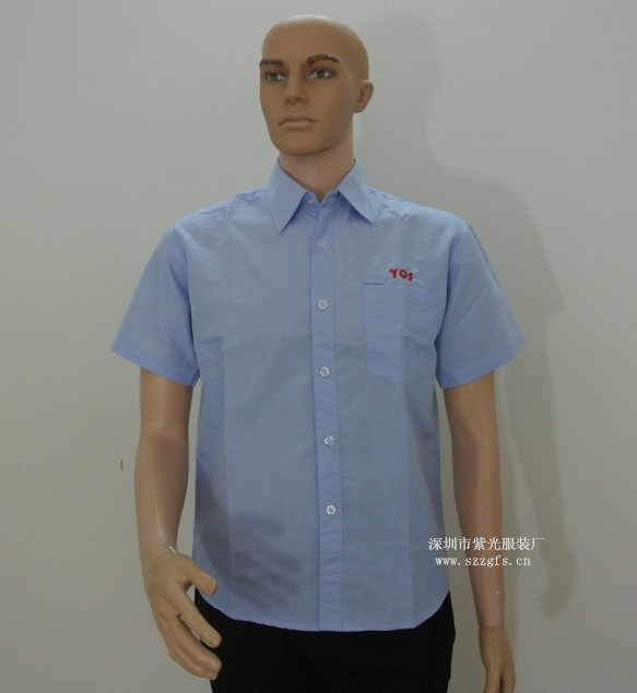 深圳工作服定制龙岗衬衫厂服订做工衣厂家紫光服饰