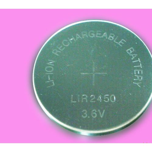 国产3.6V LIR2450纽扣电池可充电锂离子电池