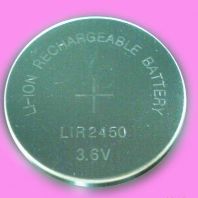 国产3.6V LIR2450纽扣电池可充电锂离子电池
