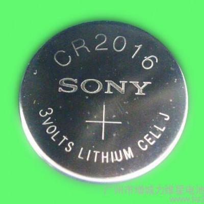 供应SONY索尼CR2016纽扣电池