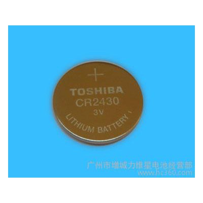 供应东芝ToshibaCR2430纽扣电池，锂锰电池