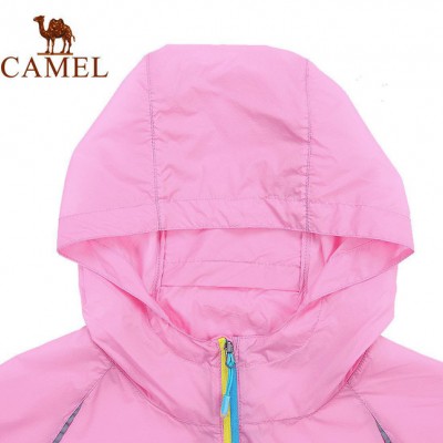 Camel**户外皮肤衣 超薄透气男女款皮肤风衣** A4S