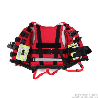 ShaKoo专业救生衣 冲锋救生马甲 高端专业救生衣消防救援装备