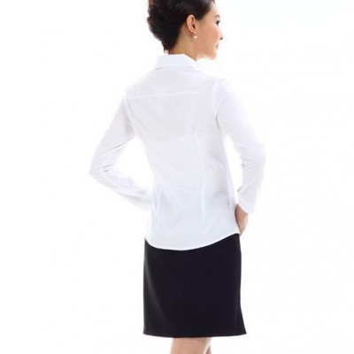 供应森霸服饰女式衬衫 白衬衫  长袖衬衫