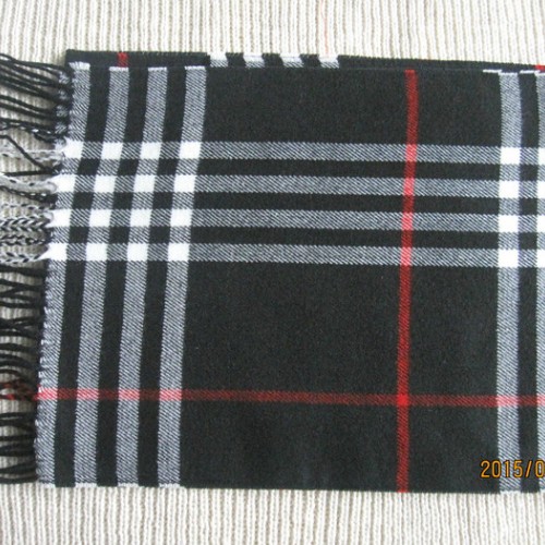 腈纶秋冬格子围巾 加工定做checked scarf 礼品促销出口北美