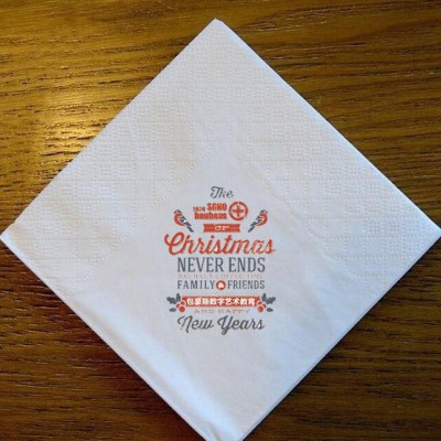 定做 饭店酒店印标餐巾纸一次性餐巾纸宾馆纸巾餐巾纸定制