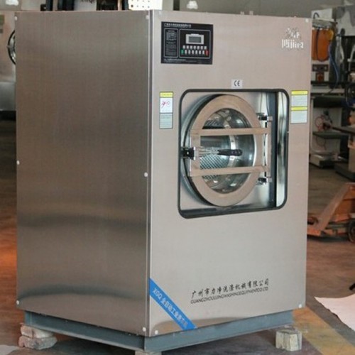 内外滚桶全不锈钢洗脱机工业洗涤设备 力净牌洗涤设备 25公斤全自动工业洗衣机