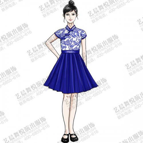 艺晨舞悦校园合唱演出服装设计与定制款式北京儿童合唱表演服装