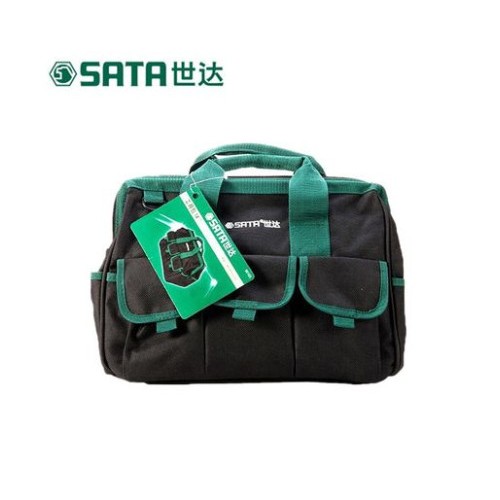 Sata/世达 95183加厚帆布涤纶布 多功能五金工具包维修工具 便携背包工具包 13寸14寸16寸17寸 世达工具包图2