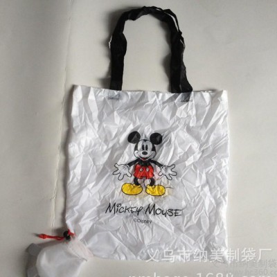 迪斯尼Mickey mouse手提礼品袋 手掌造型米**涤纶