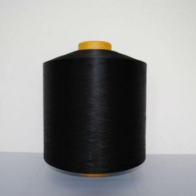 供应临港化纤50d/24f 黑色涤纶低弹丝dty