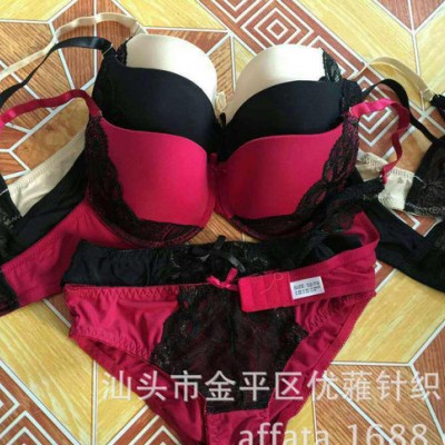 小整单外贸外销文胸套装  低价套装文胸 BRA SET