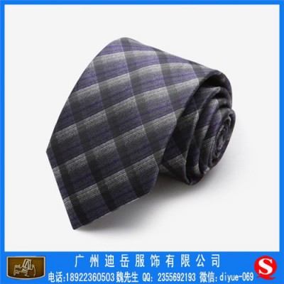 广州领带厂2016新款真丝提花领带 涤纶提花领带 条纹领带 领带批发