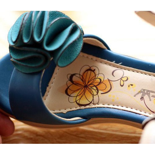 2013夏季新款儿童女童鞋韩版雪纺花朵露趾小童公主鞋防滑凉鞋