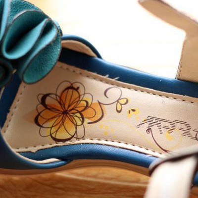 2013夏季新款儿童女童鞋韩版雪纺花朵露趾小童公主鞋防滑凉鞋