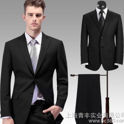 2014新款男士西服套装修身商务休闲 职业西装男 西装生产