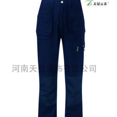 新款 多袋裤 休闲工装裤 劳保服裤子订做  服装代工 服装贴牌生产