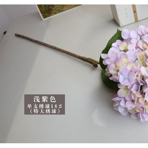 高品质仿真绣球花头 假花绢花 头饰DIY 绢花婚庆路引花图3