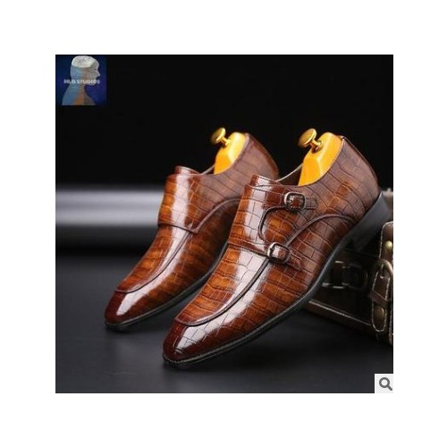 2020 business leather shoes men’s plus size casual shoes皮图2